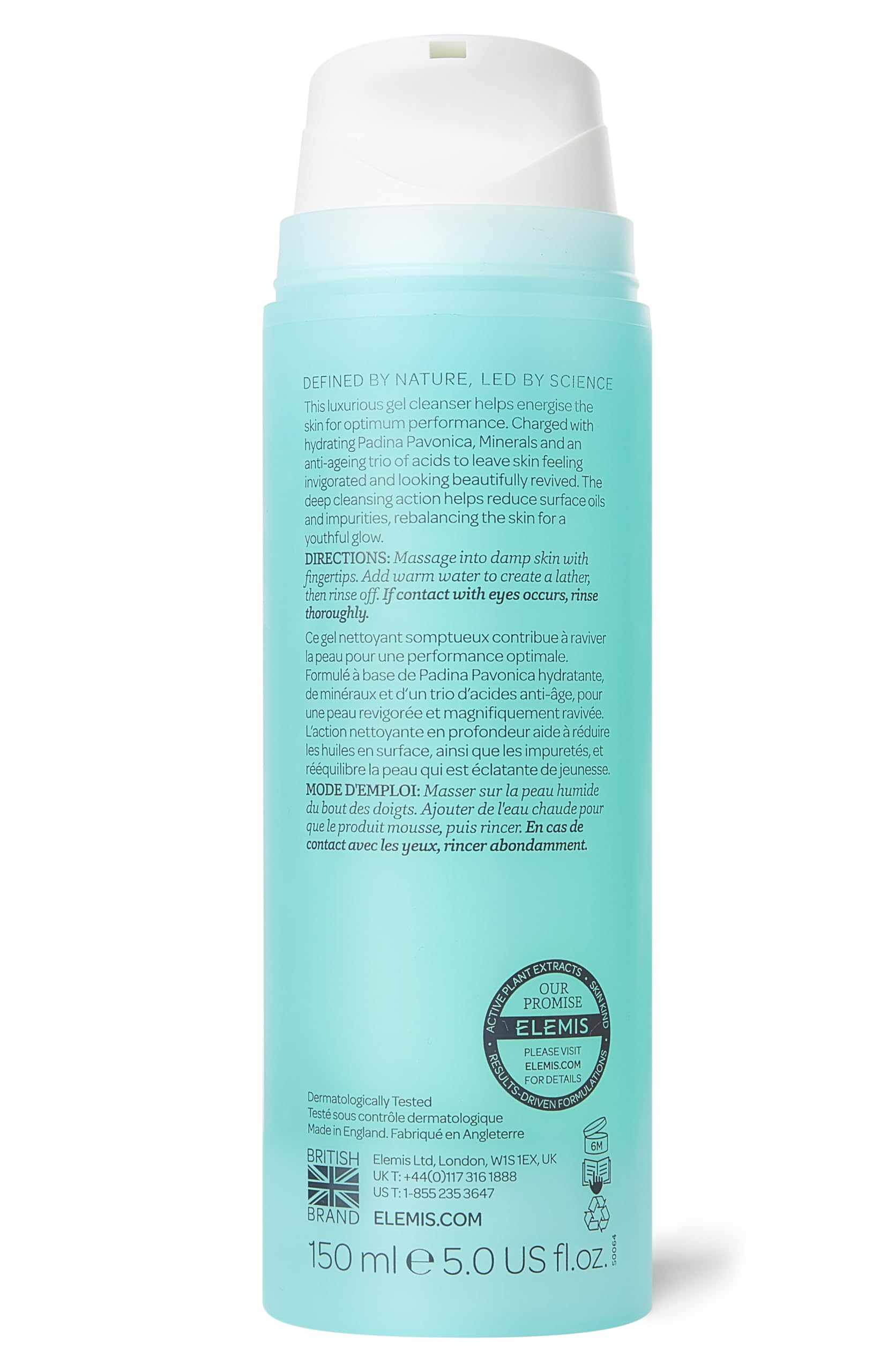 Texture of Elemis Pro-Collagen Energising Marine Cleanser gel