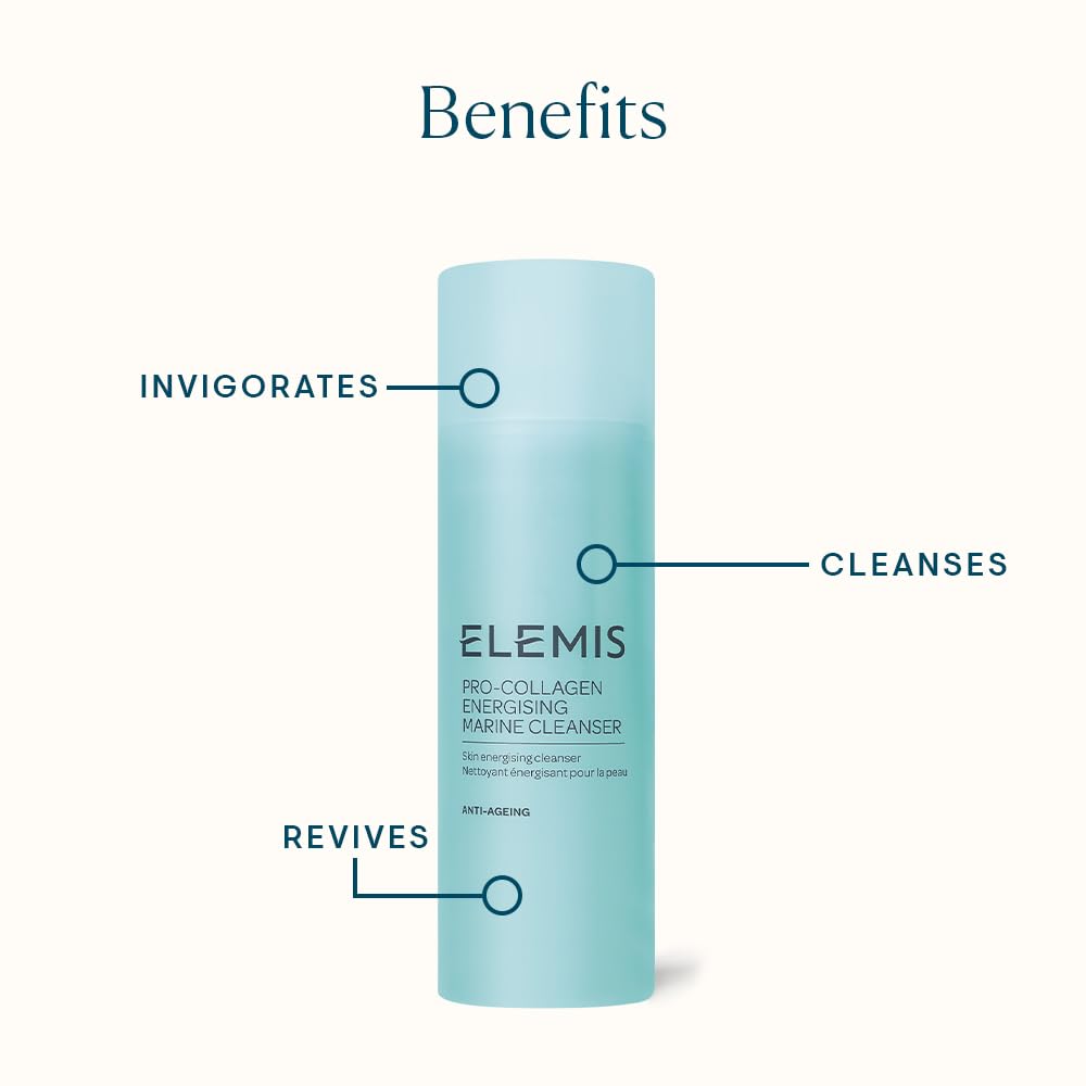 Elemis Pro-Collagen Energising Marine Cleanser ingredient highlights