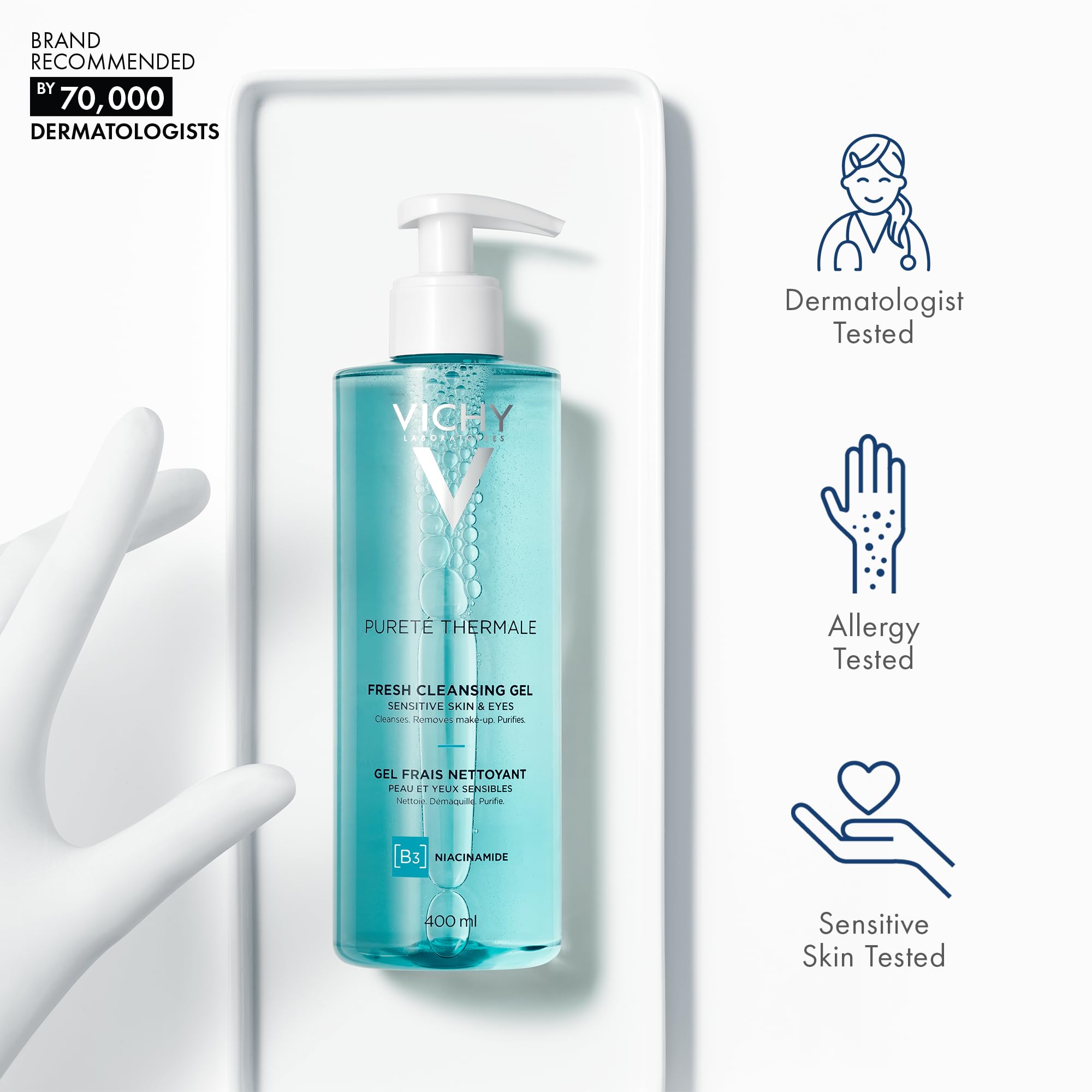 Vichy gel cleanser texture and consistency