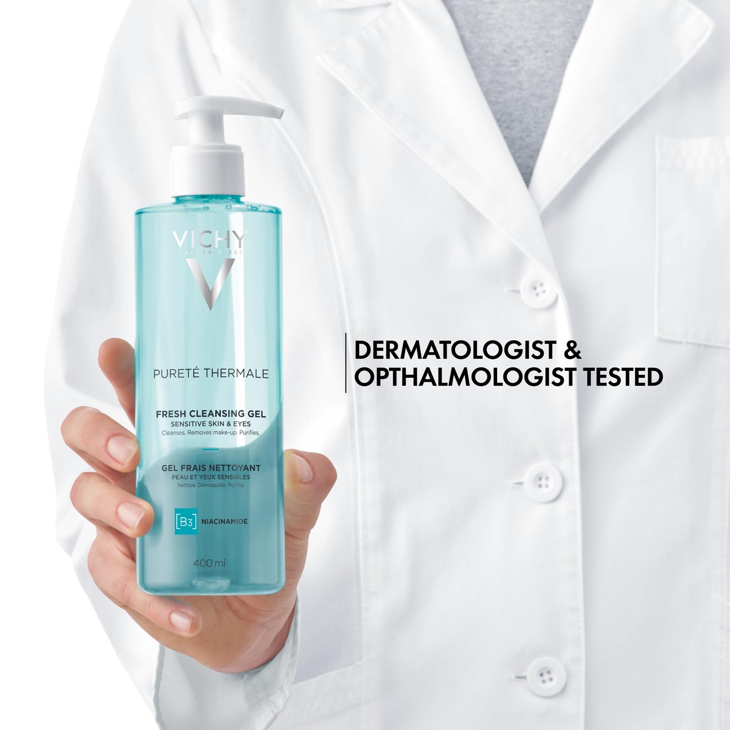 Vichy Pureté Thermale skincare benefits label