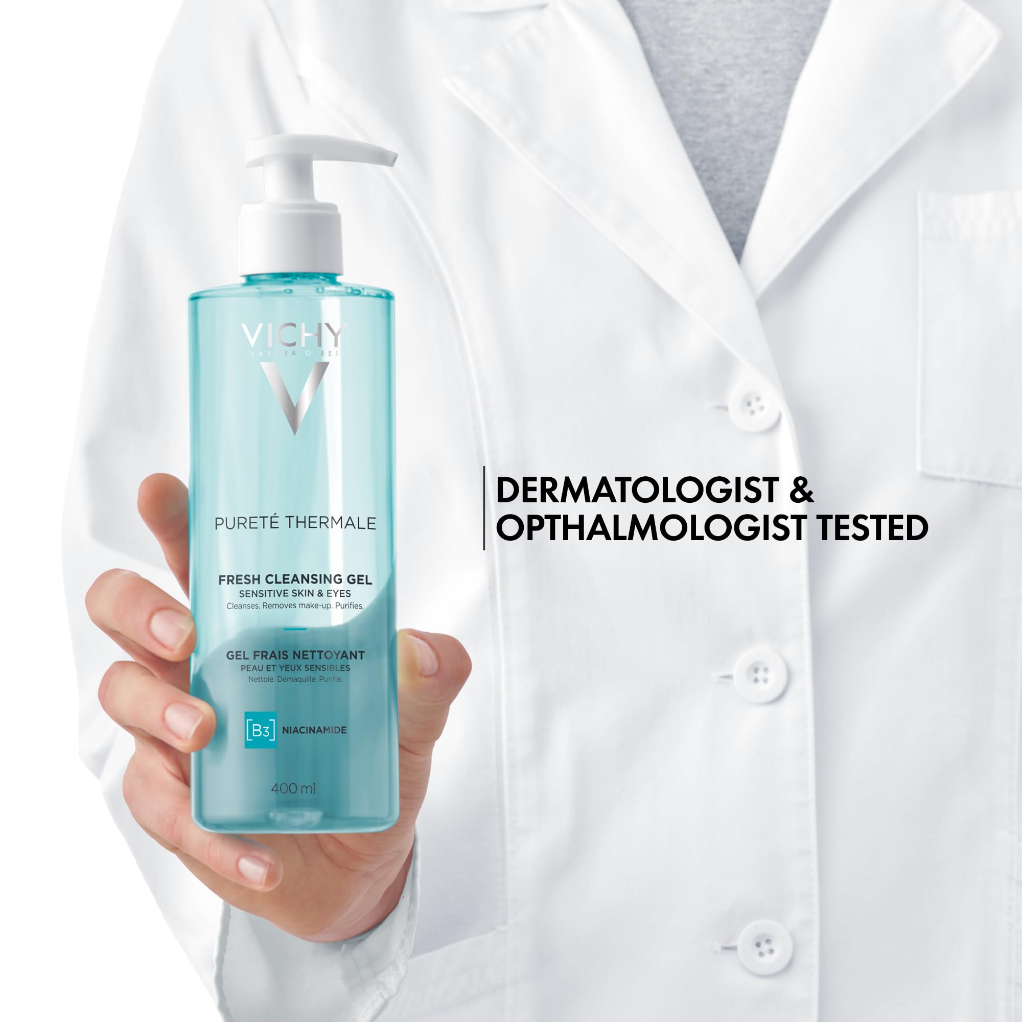 Vichy Pureté Thermale skincare benefits label
