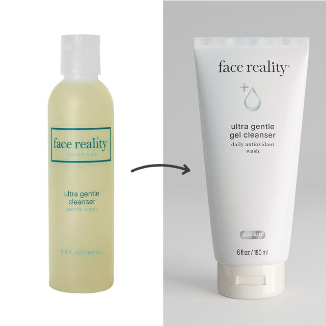 Face Reality Skincare Ultra Gentle Cleanser tube packaging detail