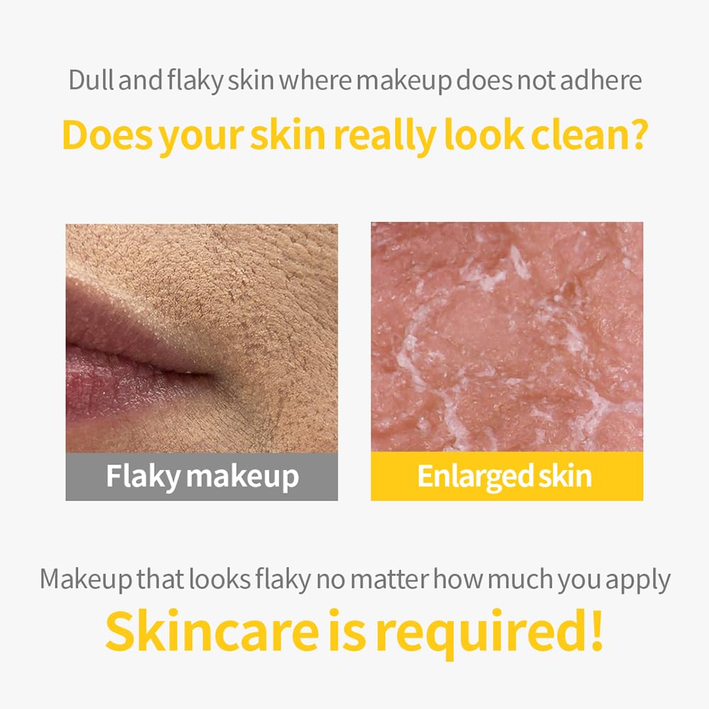 Texture of Secret Key Korean peeling gel on skin