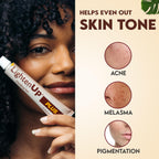 OMIC Lighten-Up Plus Clarifying Gel packaging back view with specifications