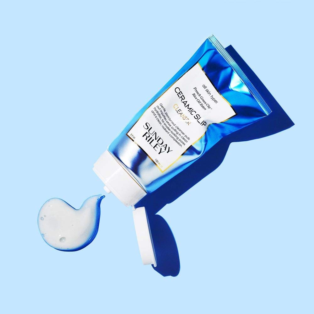 Sunday Riley face wash tube texture and consistency