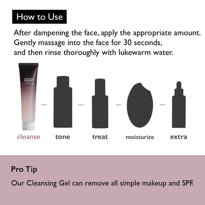 Korean skincare Haruharu Wonder Black Rice cleansing gel packaging