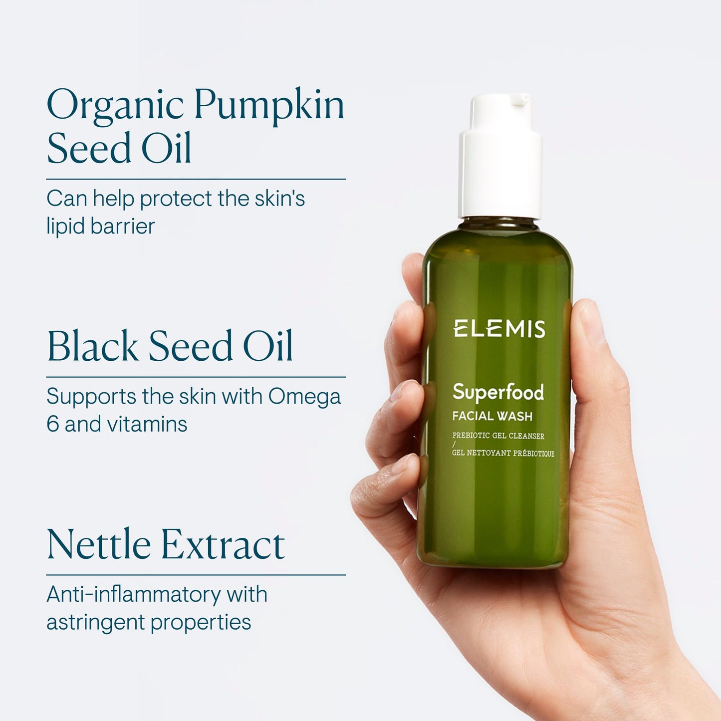 Refreshing gel cleanser for glowing skin results