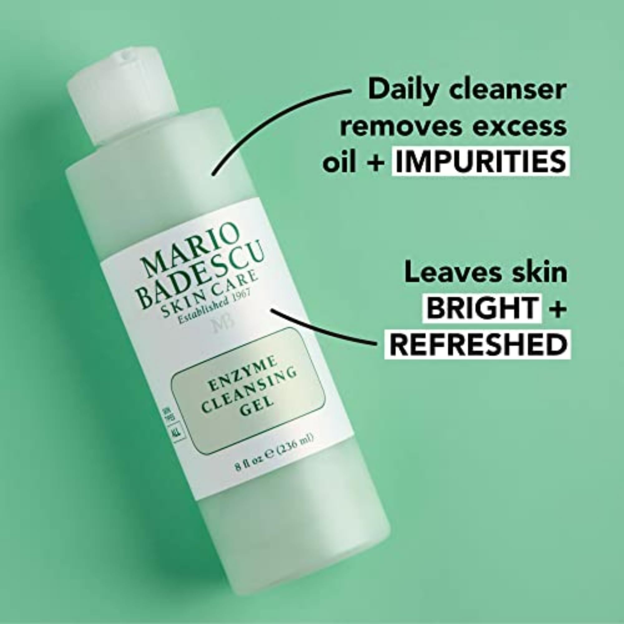 Texture of Mario Badescu Enzyme Cleansing Gel on skin