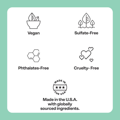 Back label of Mario Badescu Enzyme Cleansing Gel with details