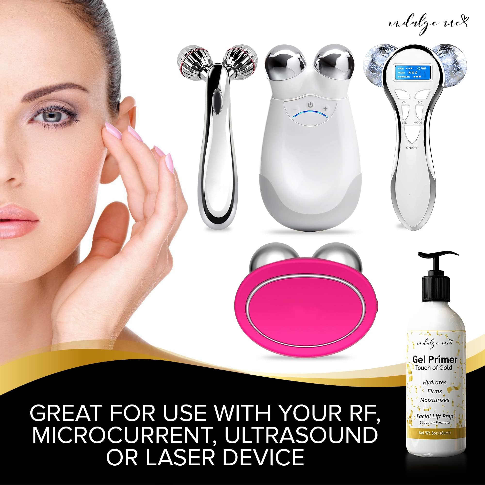 Texture of IndulgeMe leave-on gel primer for microcurrent devices