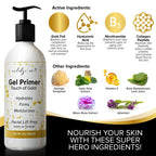 IndulgeMe 6 Fluid Ounces skincare bottle layout