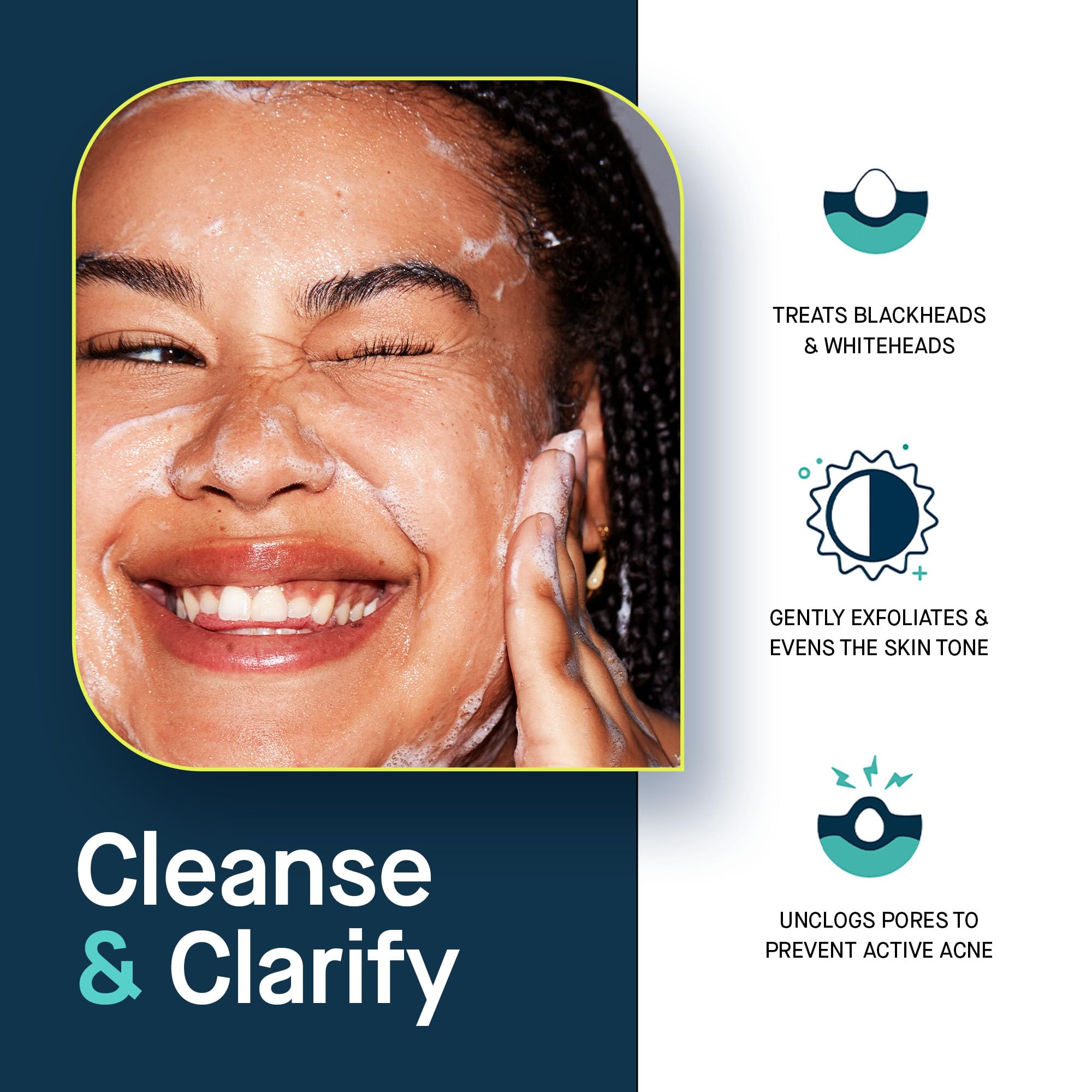 SLMD acne-prone skin face wash tube design