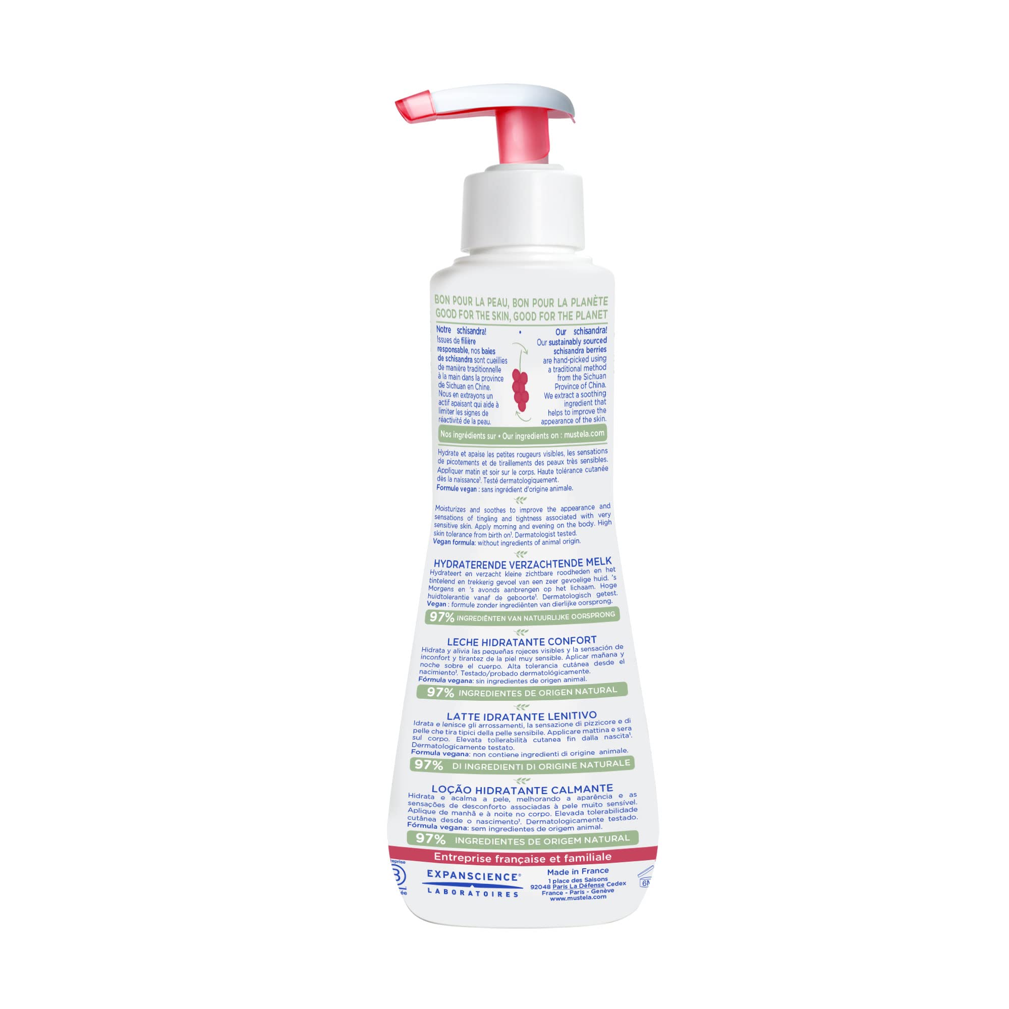 Mustela fragrance free hair and body wash for sensitive skin