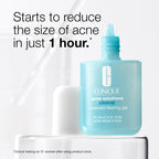Clinique clearing gel tube showing active ingredients and branding