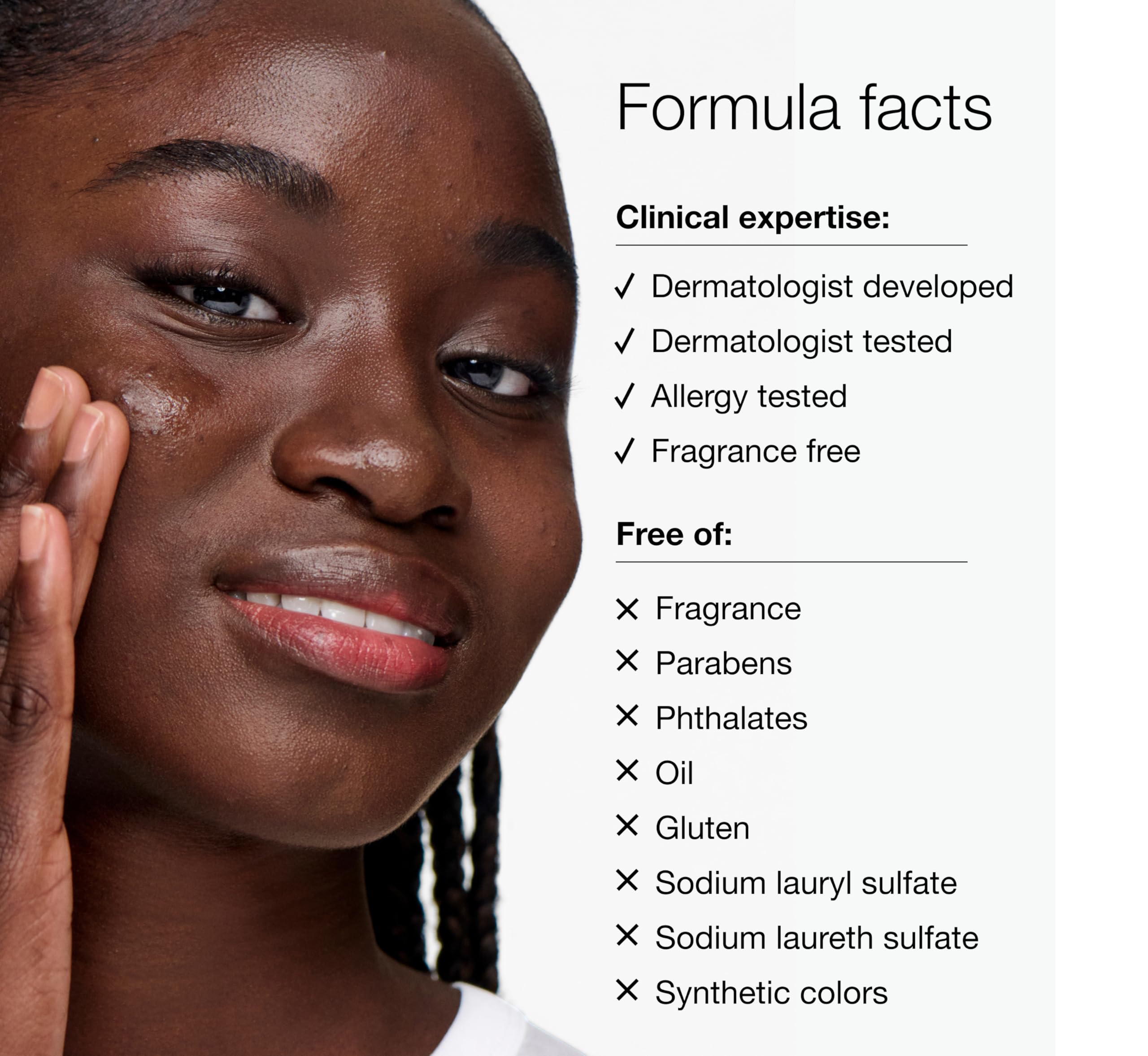 Clinique spot treatment gel texture and ingredients detail
