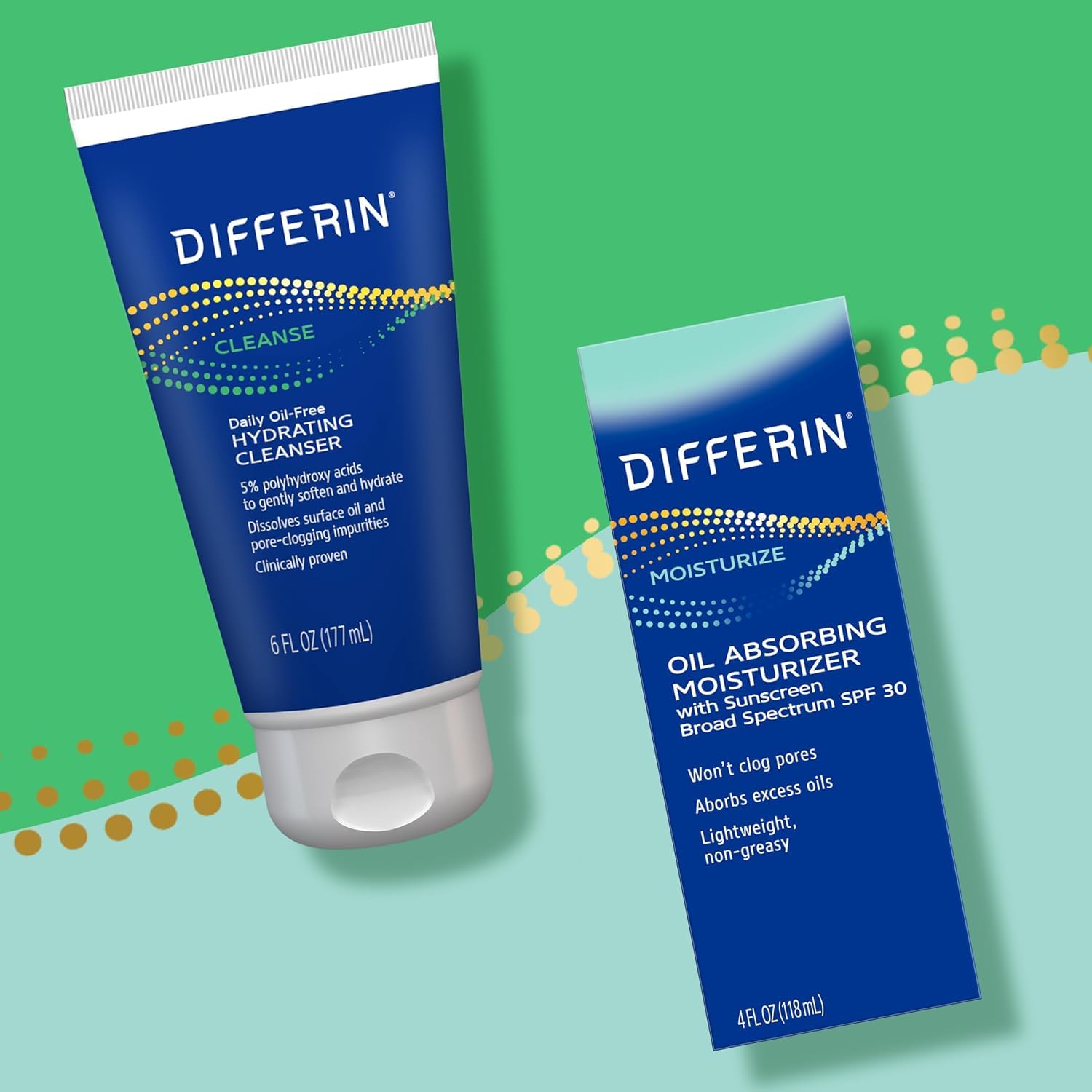Differin daily cleanser for acne prone skin ingredients label