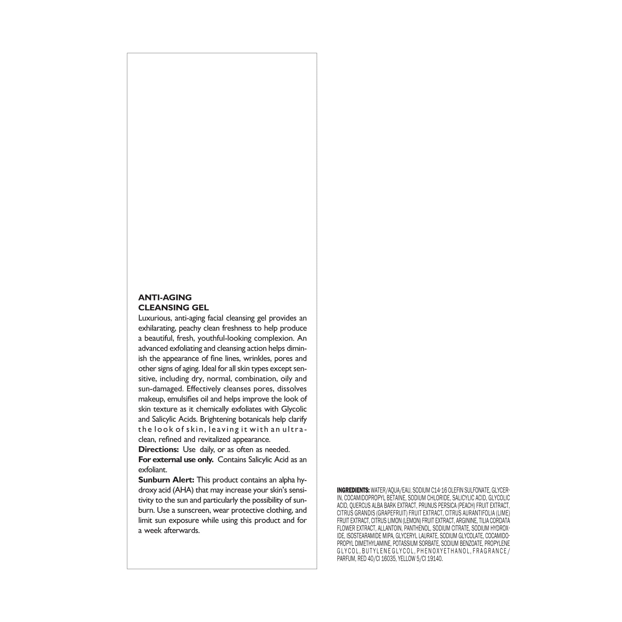 Peter Thomas Roth Anti-Aging Cleansing Gel bottle size perspective