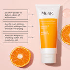 Murad vitamin C face wash tube packaging angle