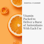 Murad Essential-C gel cleanser texture showcase