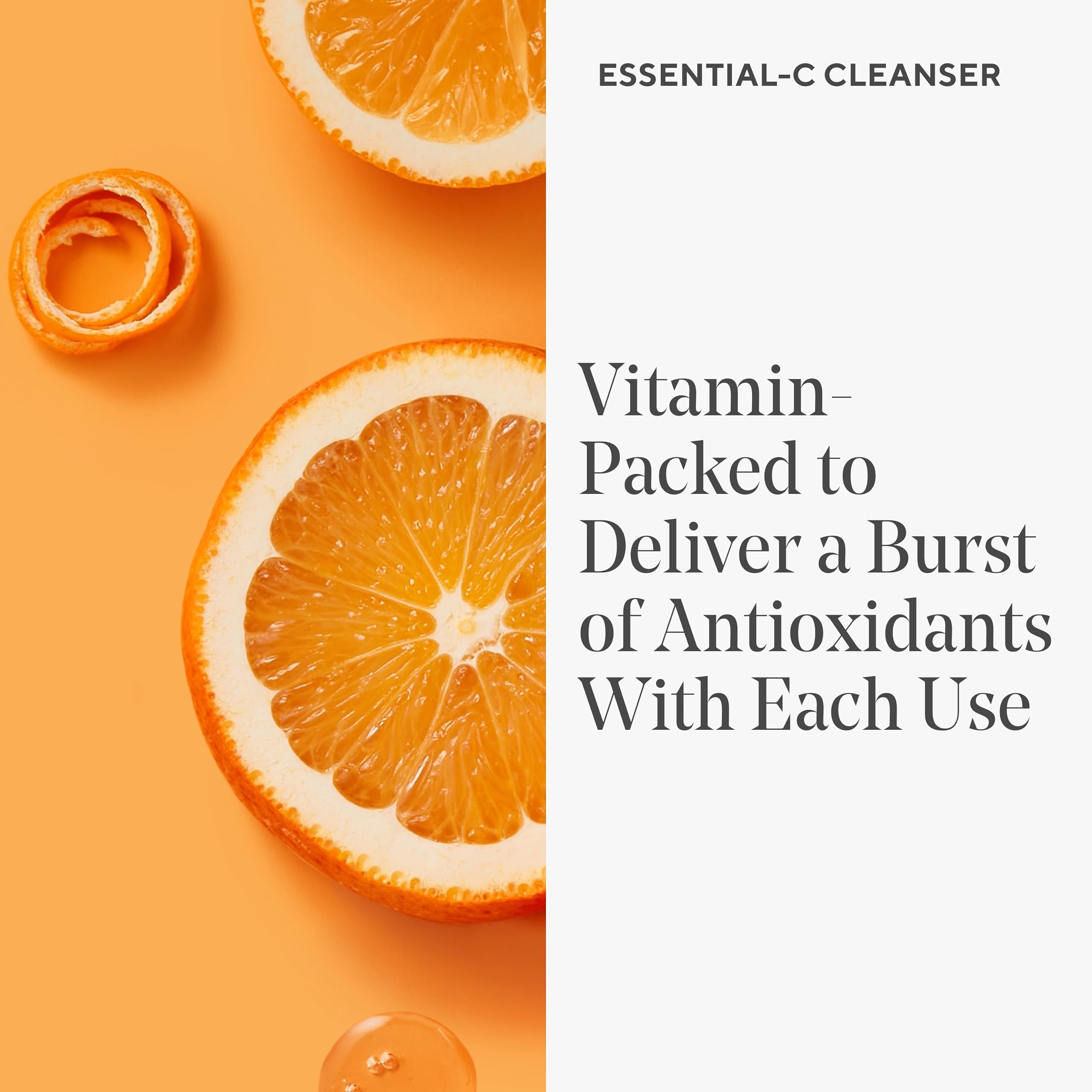 Side view of Murad vitamin C antioxidant face wash