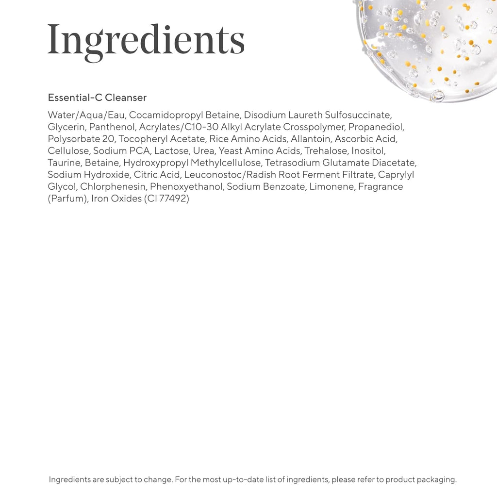 Murad environmental shield cleanser cap open view
