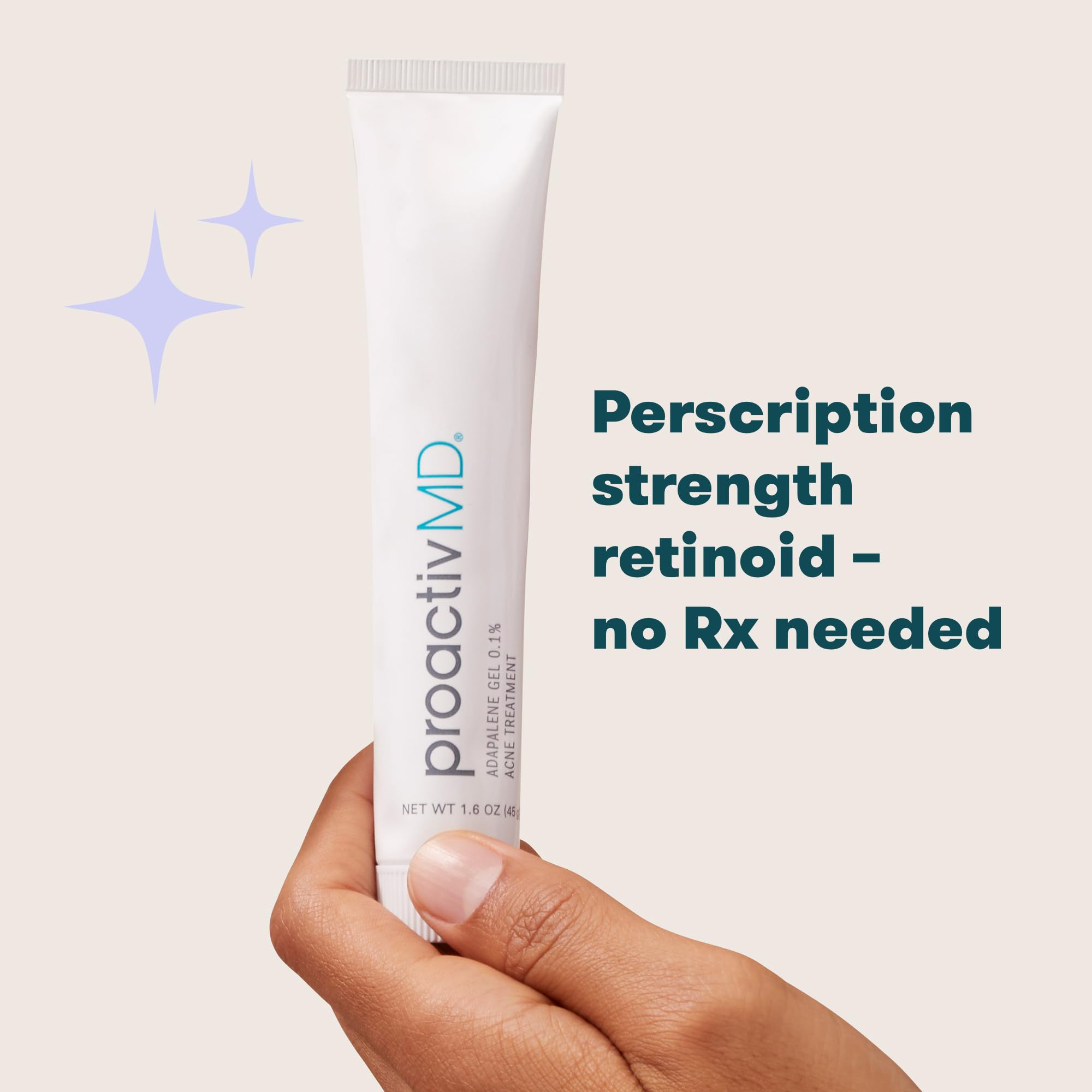 ProactivMD acne treatment tube packaging details