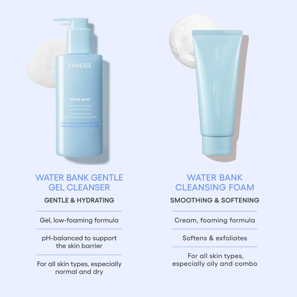Laneige Water Bank skincare collection branding