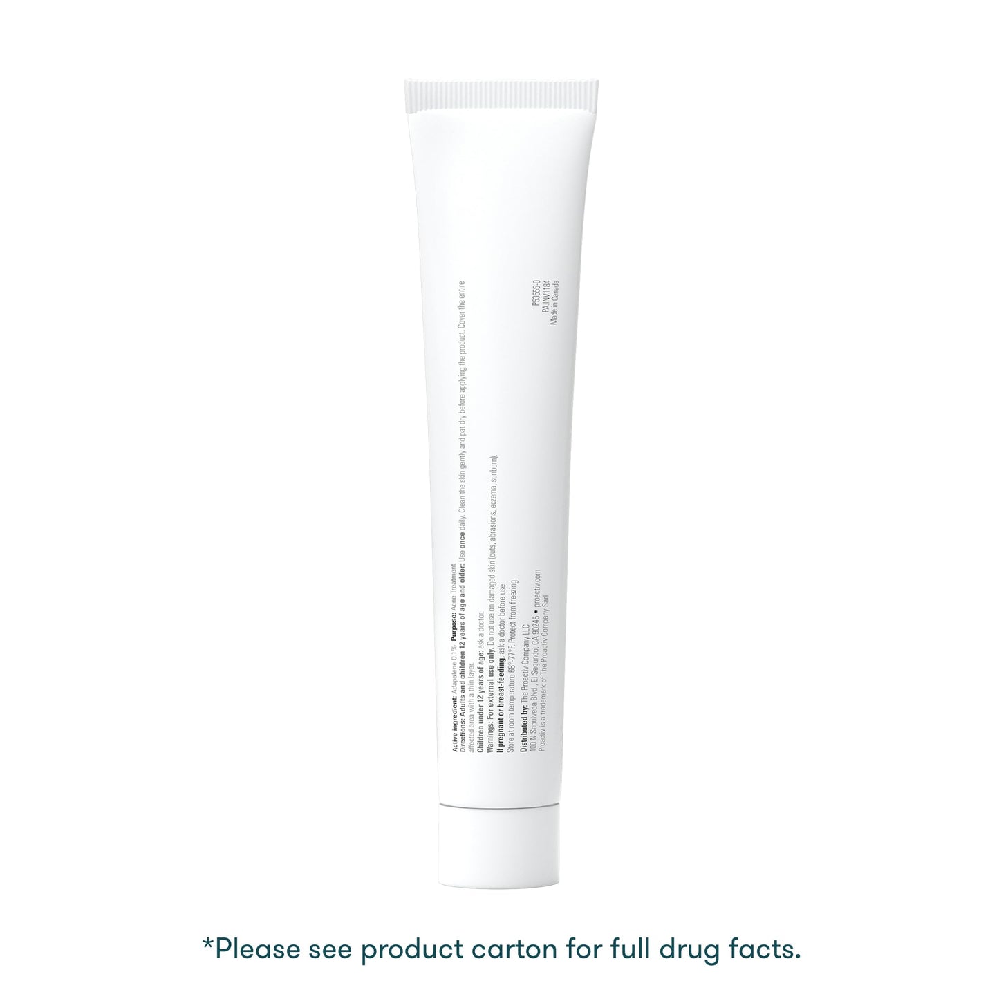 ProactivMD Adapalene 0.1 percent gel side profile