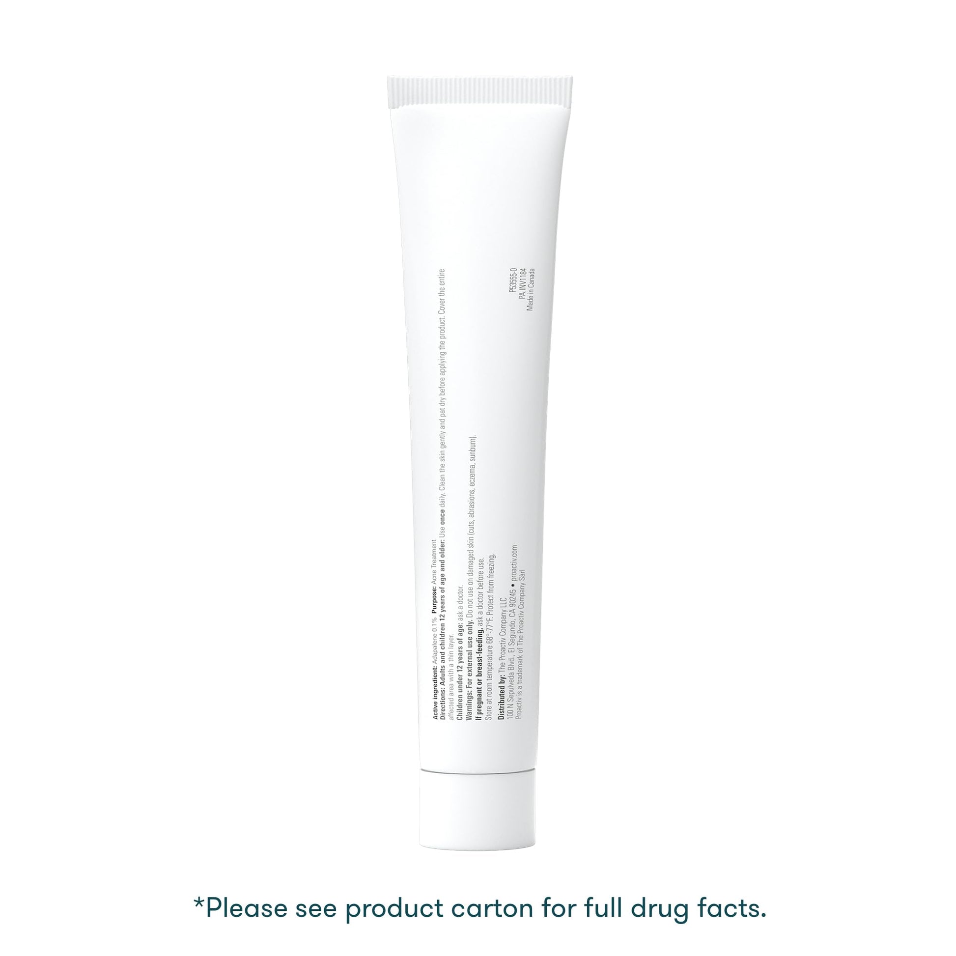 ProactivMD Adapalene 0.1 percent gel side profile