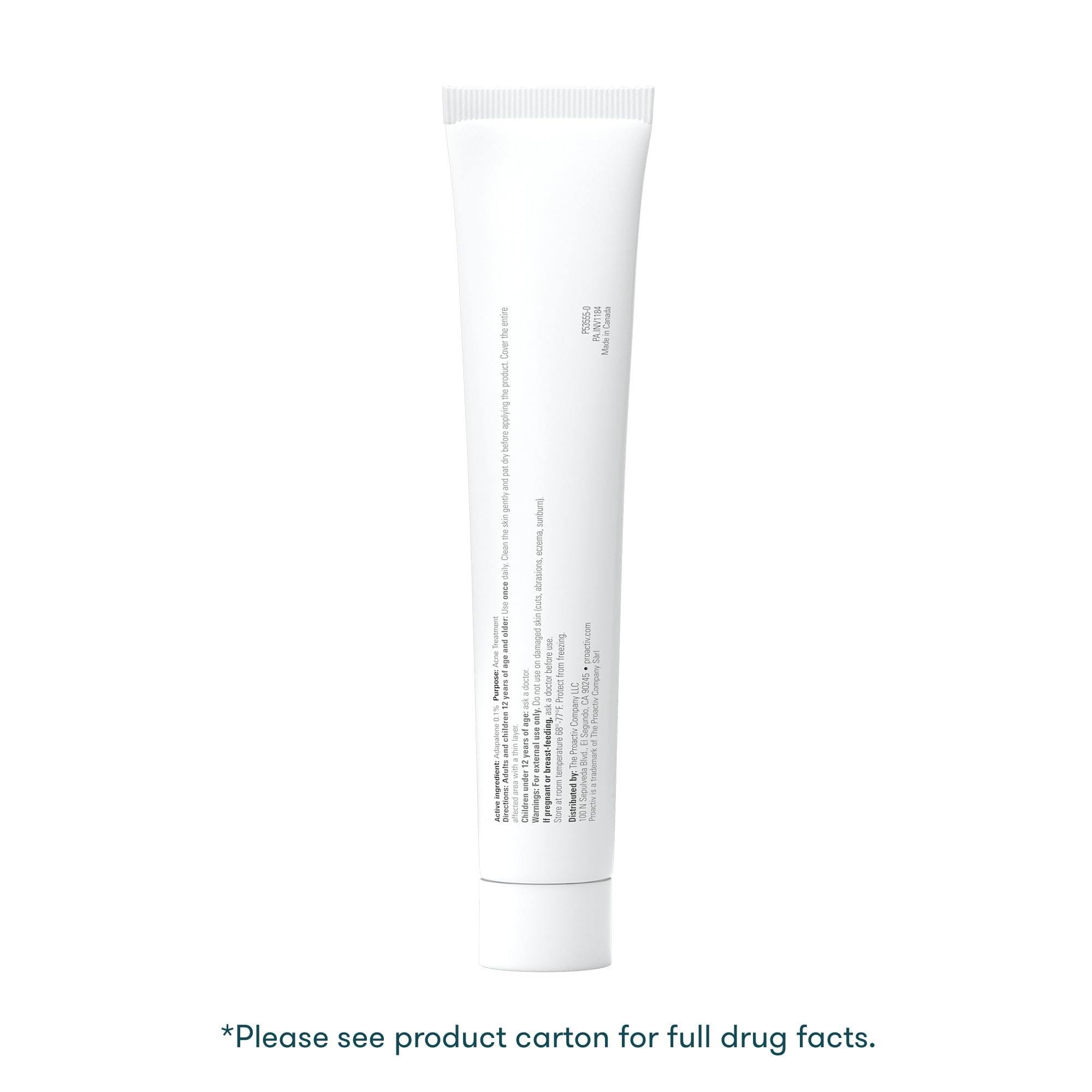 ProactivMD Adapalene 0.1 percent gel side profile