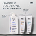 RoC face wash gel texture demonstration on hand