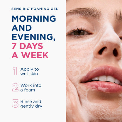 Texture of Bioderma Sensibio gentle face cleanser