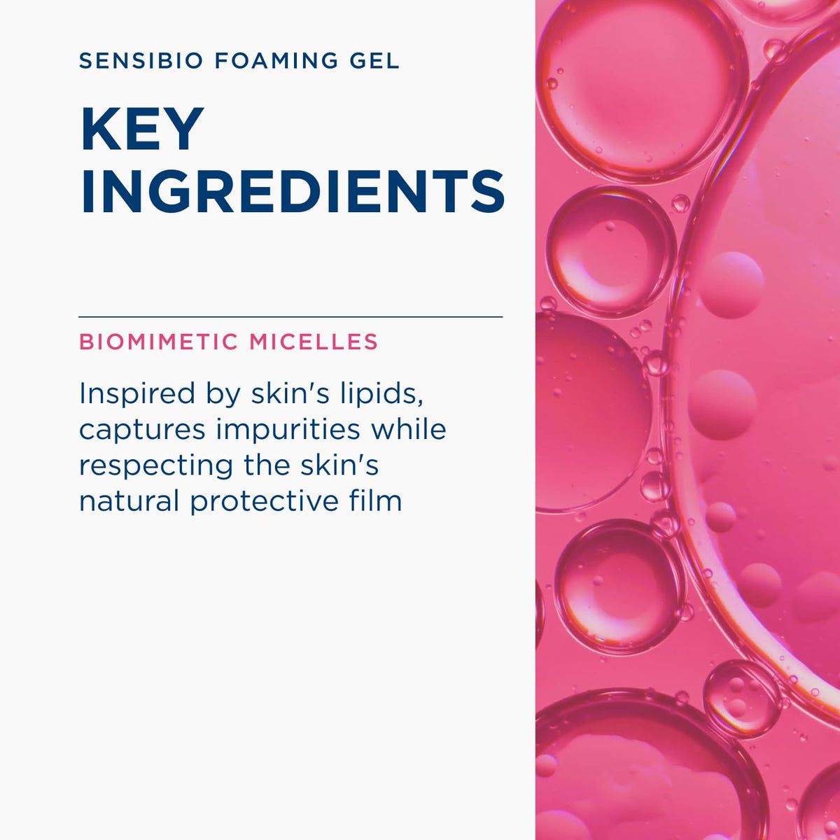 Bioderma Sensibio Foaming Gel side angle product display