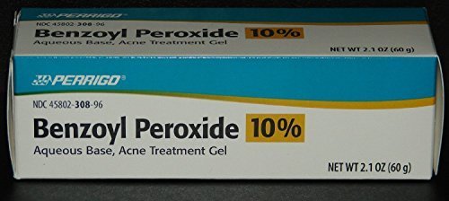 Perrigo USA imported acne treatment gel packaging