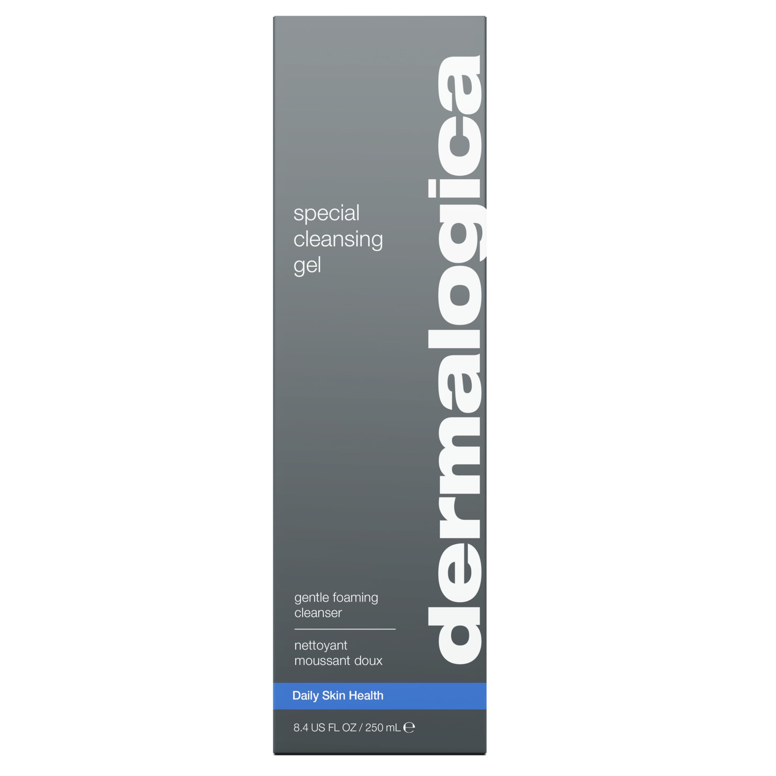 Dermalogica foaming face wash bottle branding