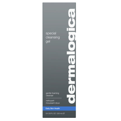 Dermalogica foaming face wash bottle branding