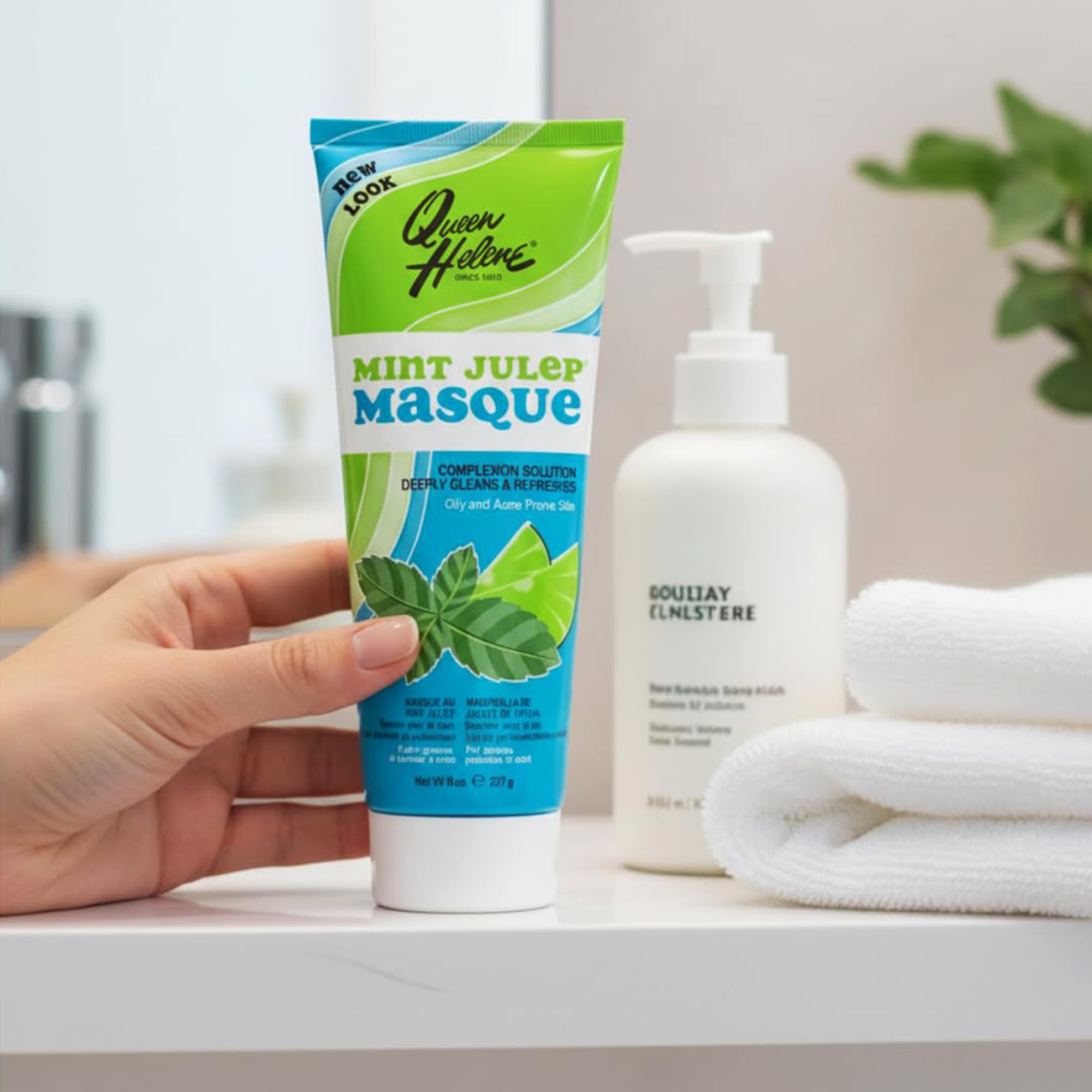 Queen Helene Mint Julep Masque packaging back label details
