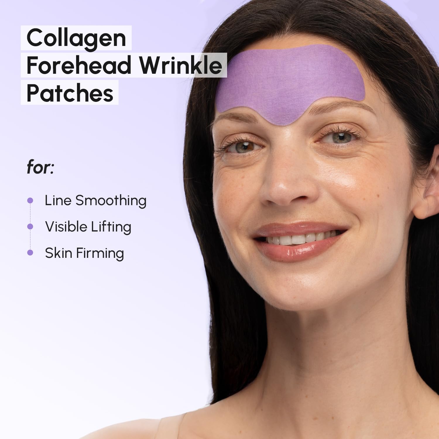 Close up of Maree hydrogel wrinkle treatment patches