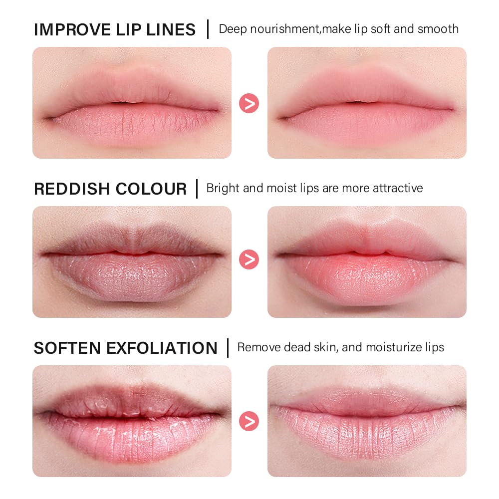 Texture of Fovcos berry sleeping lip mask for dry lips