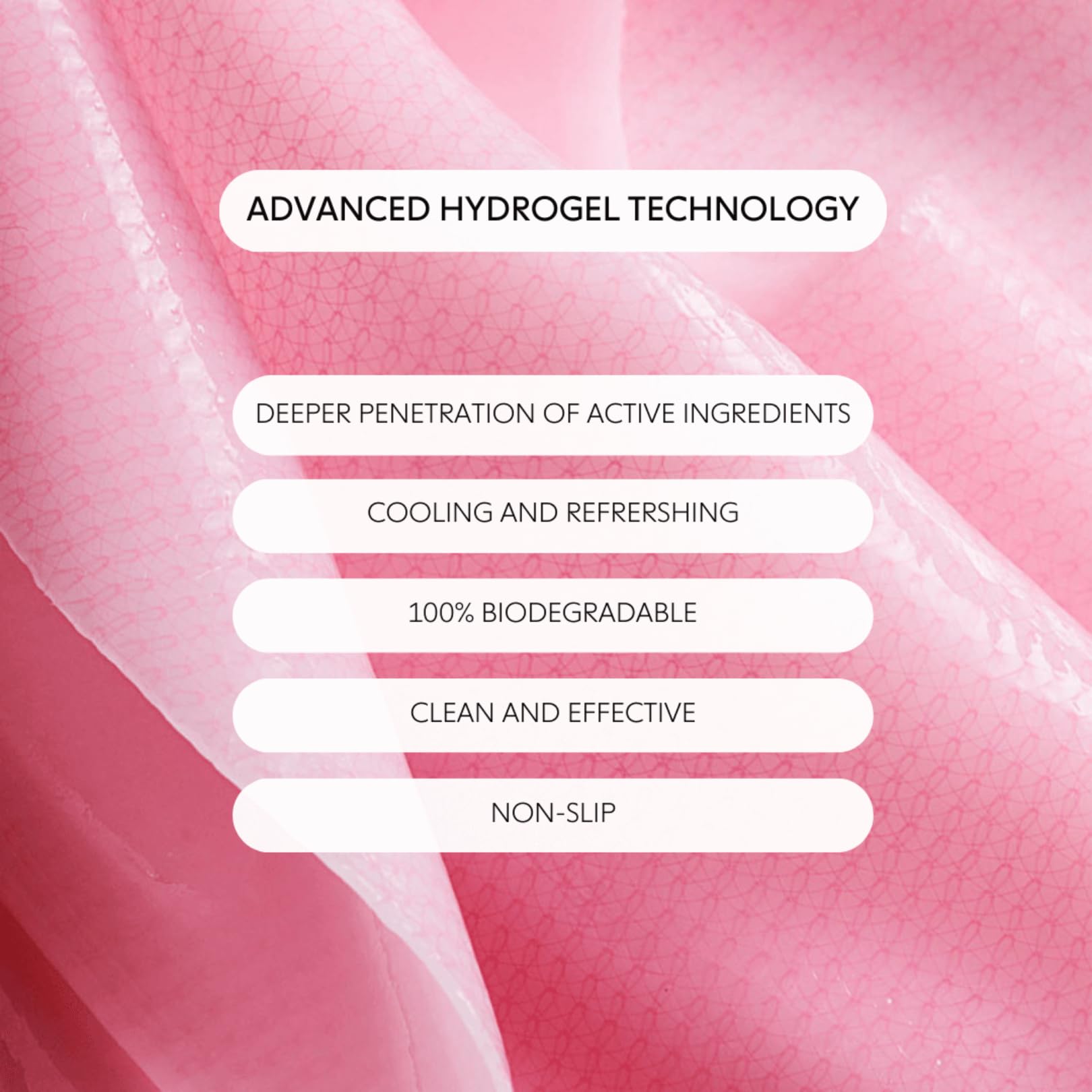 Ingredients and usage guide for Loops face mask