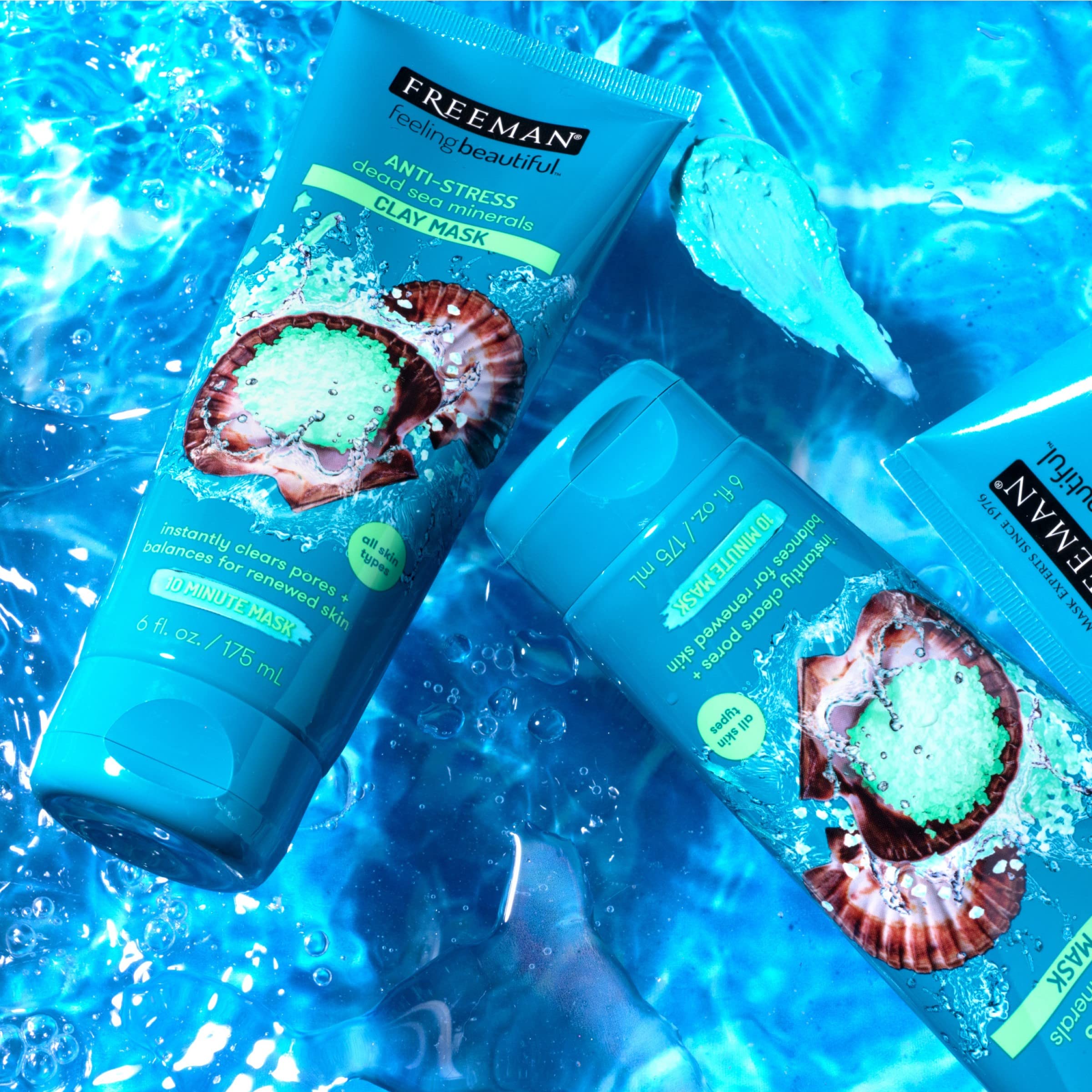 Freeman Anti Stress mask product packaging details