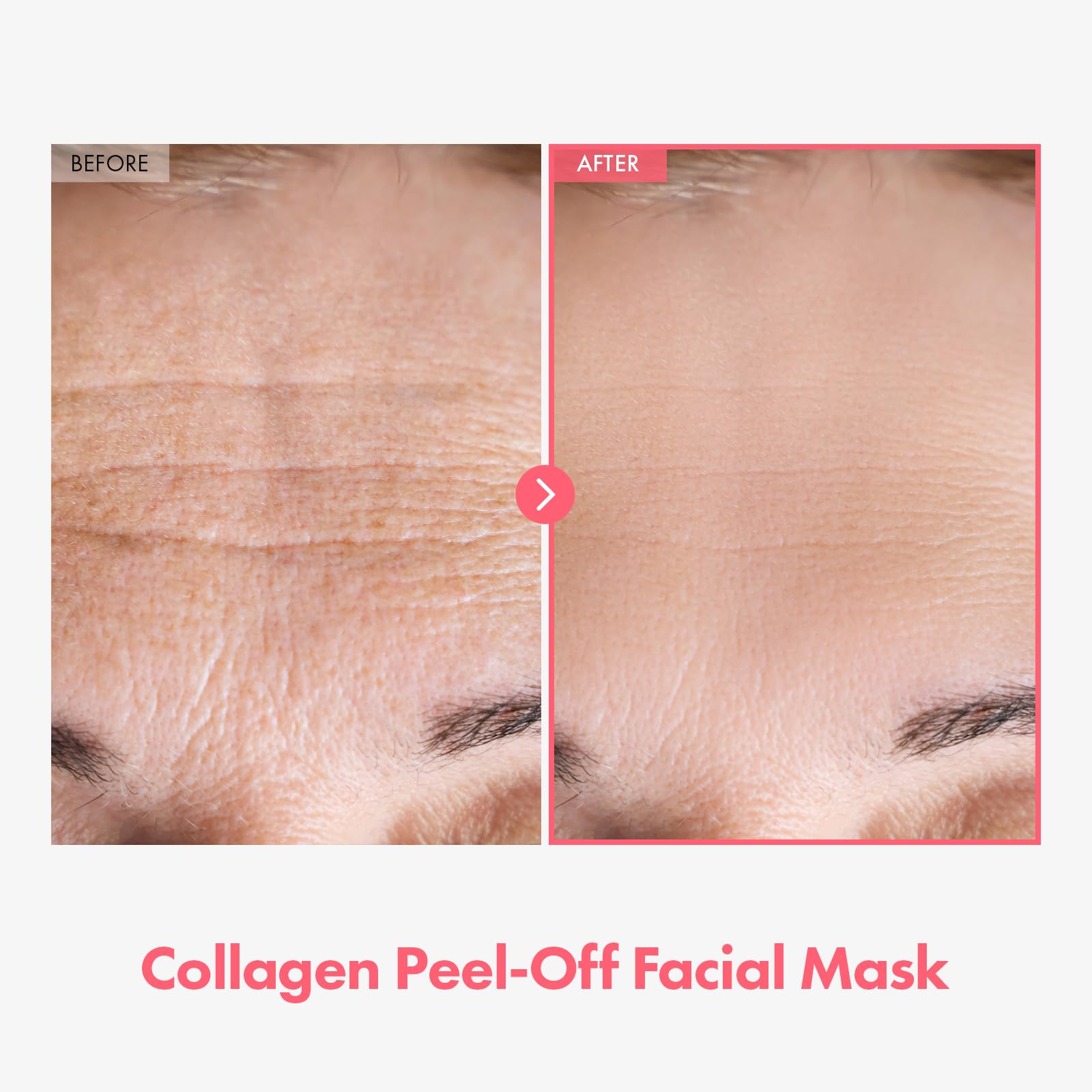 Model applying Tosowoong collagen wrapping mask to face