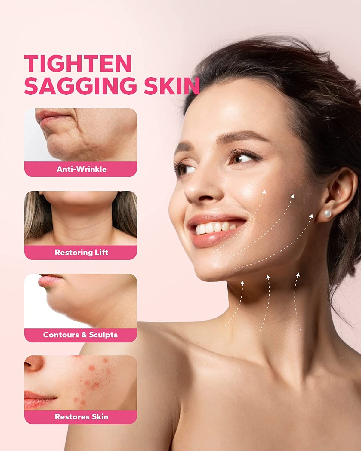 Mcomce Fairyface hydrogel mask application demonstration