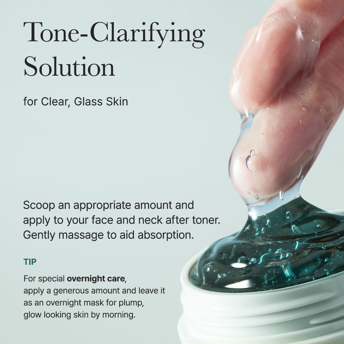 Lifestyle presentation of Arencia glass skin serum