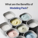 MEDIHEAL Collagen Modeling Pack ampoule and powder components