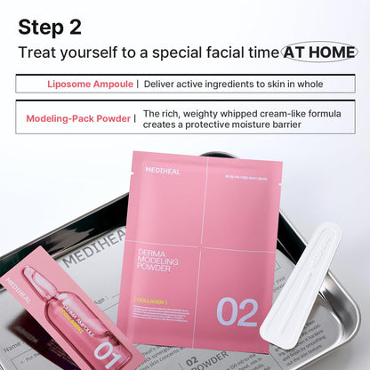 Step-by-step application of Mediheal modeling pack