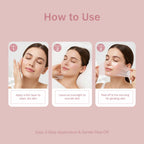 Yuri Beauty Collagen Night Wrapping Mask applied on skin