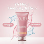 Yuri Beauty Collagen Night Wrapping Mask peel off demonstration