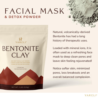 Yareli Indian Healing Clay used for a skin detox bath soak