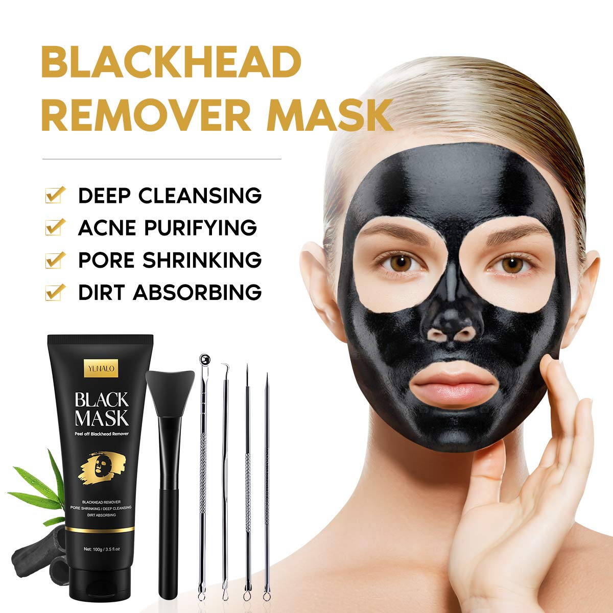 Silicone applicator brush for Ylnalo face mask